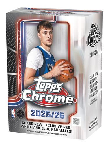 2025-26 Topps Chrome Basketball Blaster Box (Presell)