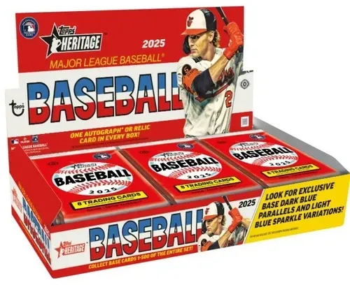 2025 Topps Heritage Baseball Hobby Box
