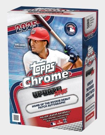 2025 Topps Chrome Baseball Update Series Blaster Box