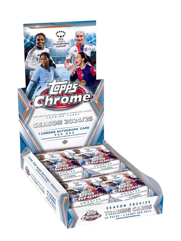 2024-25 Topps UEFA Women's Champions League Chrome Soccer Hobby