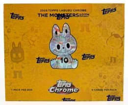 2025 Topps Chrome Labubu 10th Anniversary Box