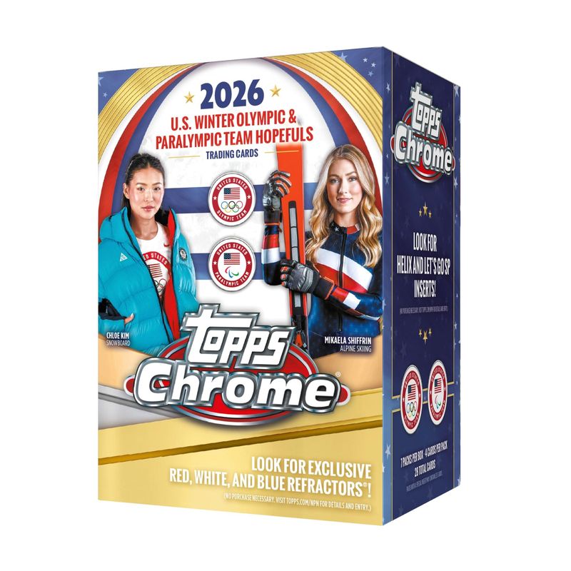 2026 Topps Chrome U.S. Winter Olympics Blaster Box