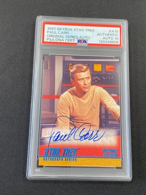 1997 Skybox Star Trek Paul Carr Original Series On Card PSA/DNA Auto 10 1997 Skybox Star Trek Paul Carr Original Series On Card PSA/DNA Auto 10