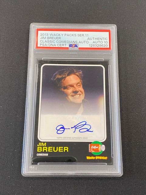2013 Wacky Packs Ser. 11 Jim Breuer Classic Comedians PSA/DNA Auto 10 2013 Wacky Packs Ser. 11 Jim Breuer Classic Comedians PSA/DNA Auto 10