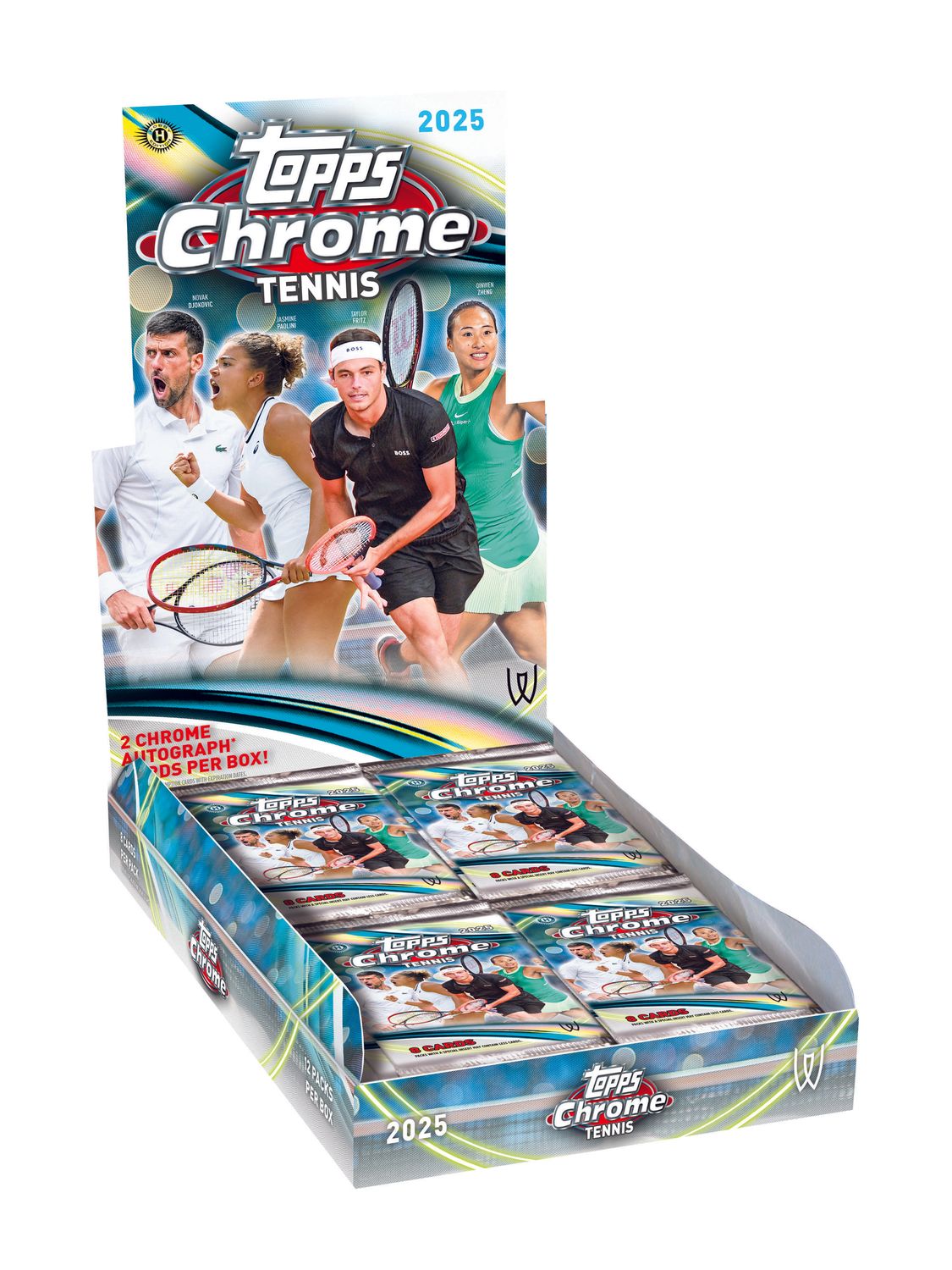 2025 Topps Chrome Tennis Hobby Box (Presell)