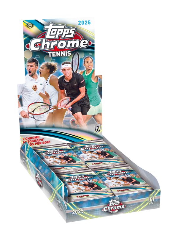 2025 Topps Chrome Tennis Hobby Box (Presell)
