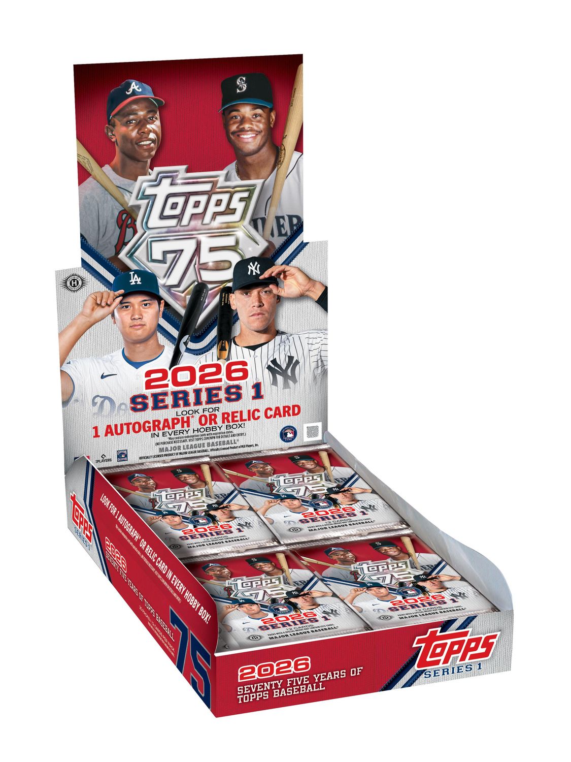 2026 Topps Series 1 Baseball Hobby 12 Box Case (Presell)