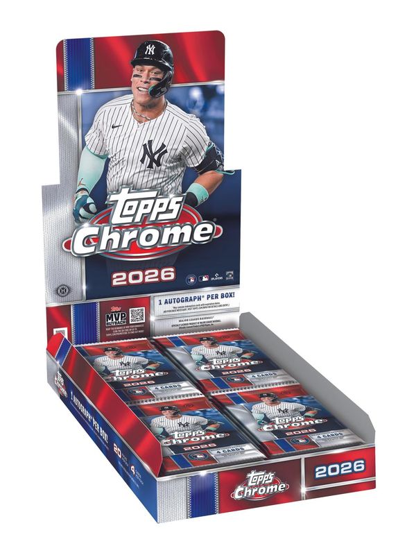 2026 Topps Chrome Baseball Hobby Box "Presale"