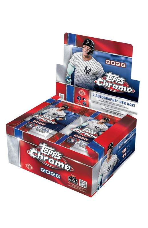 2026 Topps Chrome Baseball Jumbo Hobby Box "Presale"