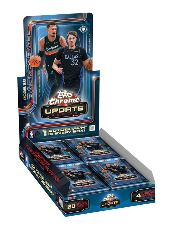 2025-26 Topps Chrome Update Series Basketball Hobby Box "Presale"