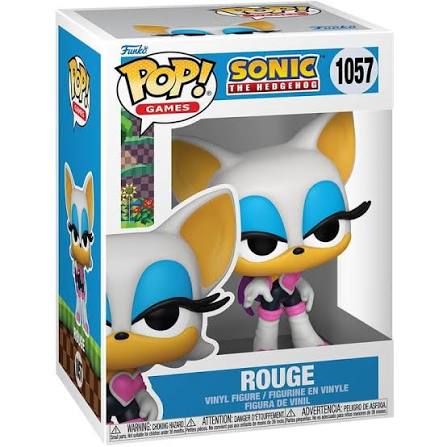 Funko Pop! Games Sonic the Hedgehog #1057 Rouge Funko Pop! Games Sonic the Hedgehog #1057 Rouge