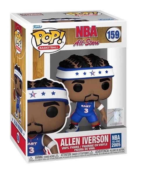 Funko Pop! NBA Allen Iverson #159 Philadelphia 76ers Funko Pop! NBA Allen Iverson #159 Philadelphia 76ers