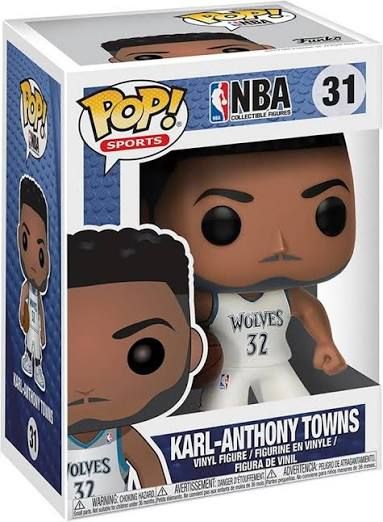 Funko Pop! NBA Karl-Anthony Towns #31 Minnesota Timberwolves Funko Pop! NBA Karl-Anthony Towns #31 Minnesota Timberwolves