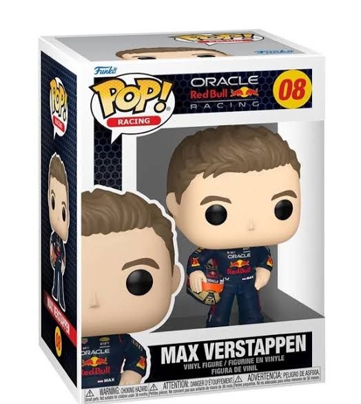 Funko Pop! Racing Max Verstappen #08 - Red Bull Racing Funko Pop! Racing Max Verstappen #08 - Red Bull Racing