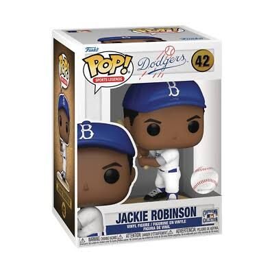 Funko Pop! Sports Legends Jackie Robinson #42 - Los Angeles Dodgers Funko Pop! Sports Legends Jackie Robinson #42 - Los Angeles Dodgers