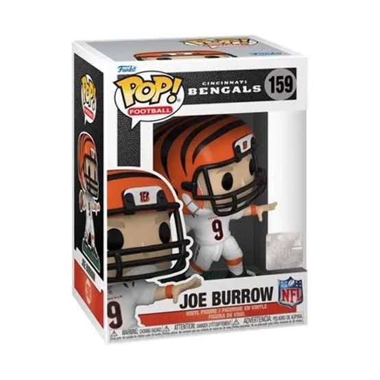 Funko Pop! NFL Joe Burrow #159 Cincinnati Bengals Funko Pop! NFL Joe Burrow #159 Cincinnati Bengals