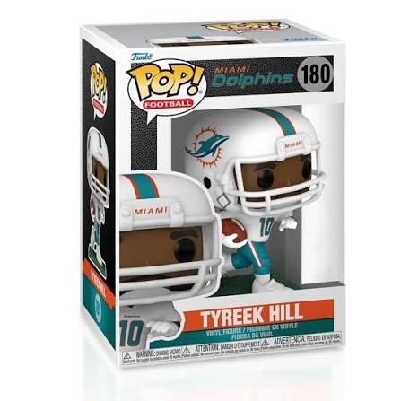 Funko Pop! NFL Tyreek Hill #180 - Miami Dolphins Funko Pop! NFL Tyreek Hill #180 - Miami Dolphins