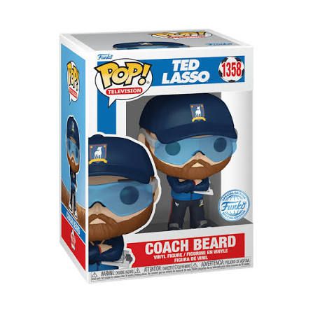 Funko Pop! TV Coach Beard #1358 - Ted Lasso Funko Pop! TV Coach Beard #1358 - Ted Lasso