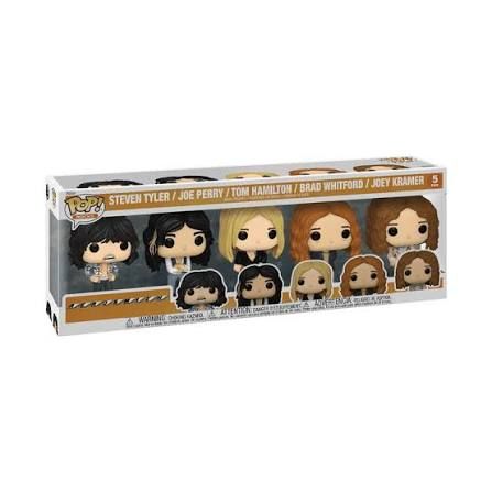 Funko Pop! Stranger Things Set - 6 Characters (Steve Tyler, Joe Perry, Tom Hamilton, Brad Whitford, Joey Kramer) Funko Pop! Stranger Things Set - 6 Characters (Steve Tyler, Joe Perry, Tom Hamilton, Brad Whitford, Joey Kramer)