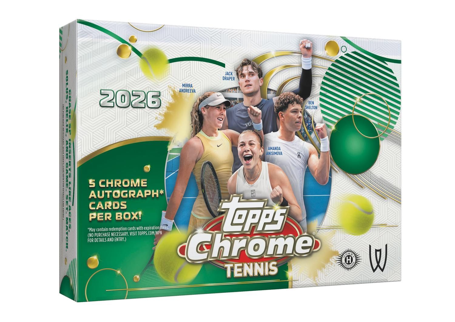 2026 Topps Chrome Tennis Delight Box 
