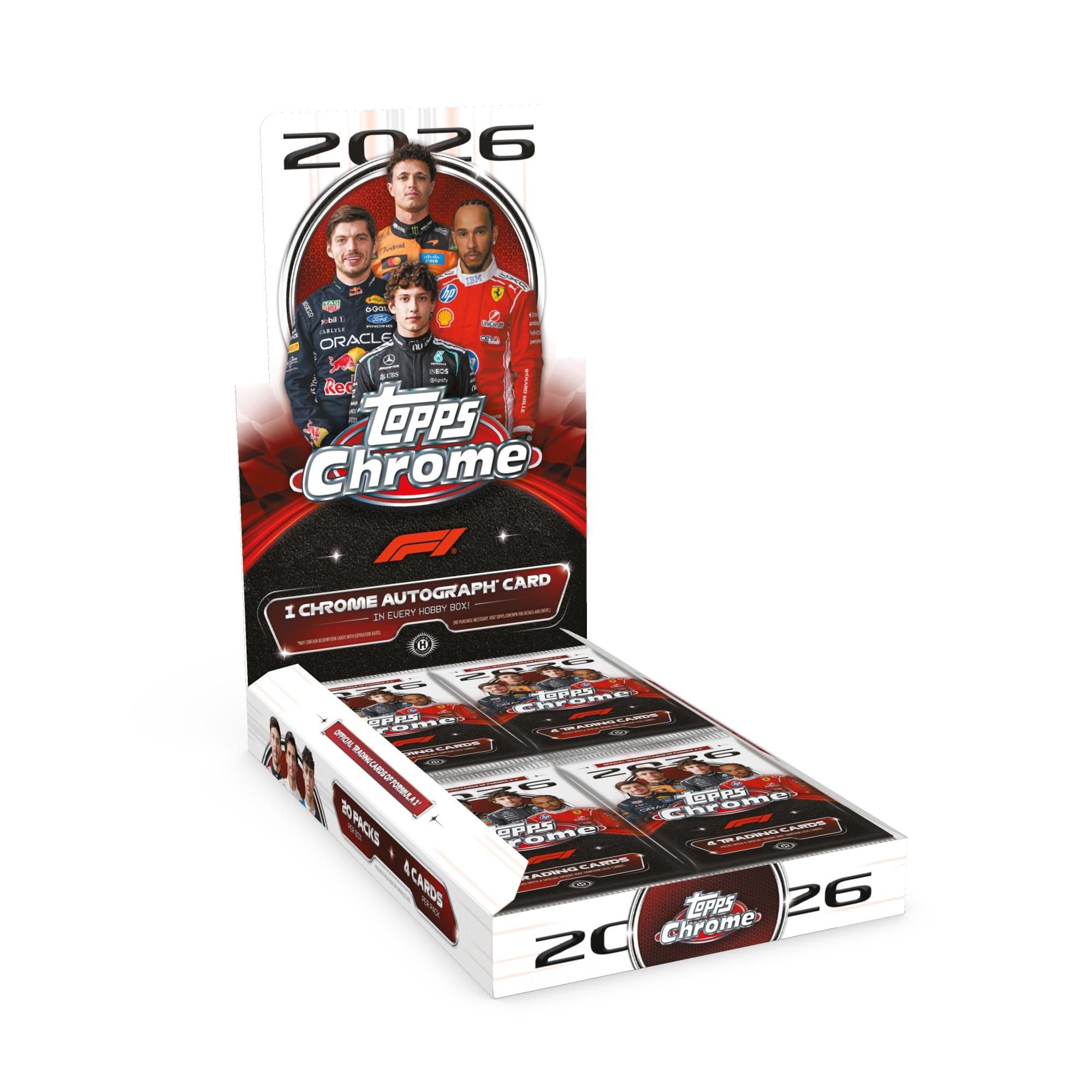 2026 Topps Chrome F1 Formula 1 Hobby Box