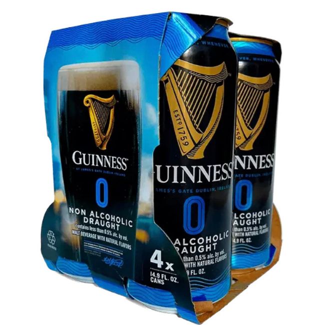 Guinness 0 Non Alcoholic 4pk