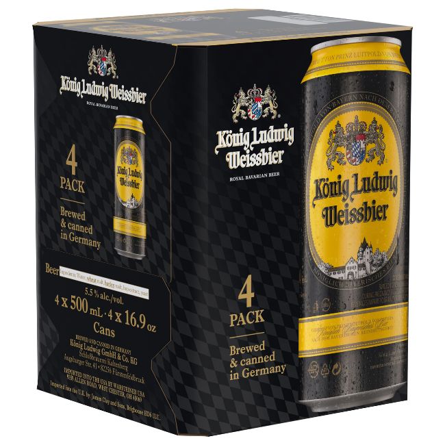 Konig Ludwig Weissbier 4pk