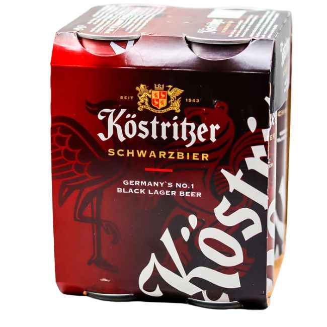 Kostritzer Schwarzbier Black Lager 4pk Can