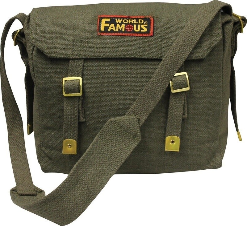 LARGE CANVAS SHOULDER PICKING BAG