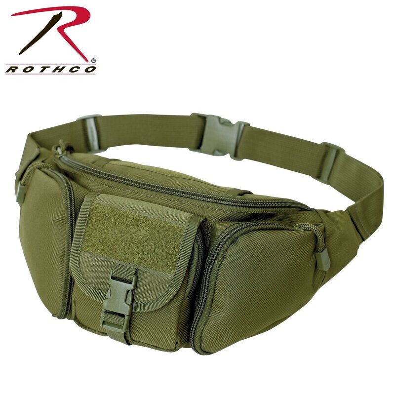 TACTICAL WAIST BAG WITH COMPARTMENTS SAC TACTIQUE DE TAILLE AVEC COMPARTIMENTS