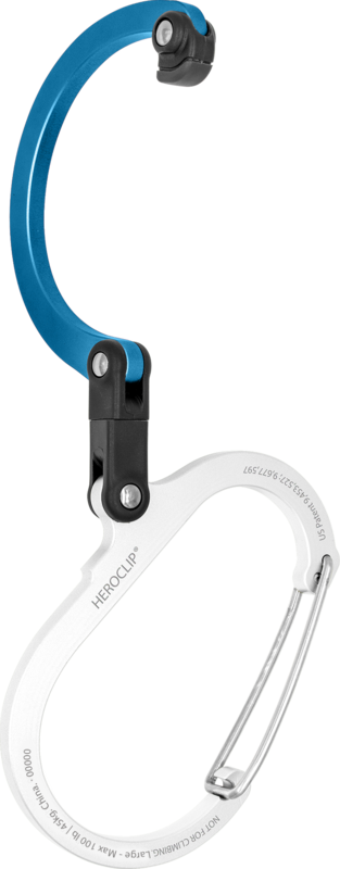 MOUSQUETON HEROCLIP PIVOTANT 360 DÉGRÉS LARGE