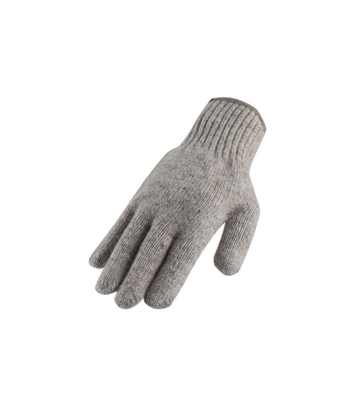 SOUS-GANTS DE LAINE GRIS NATUREL