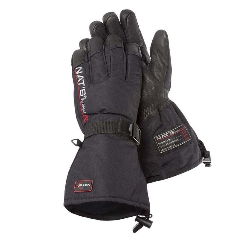 GANTS DE MOTONEIGE EN CUIR DE CHEVREUIL NAT'S