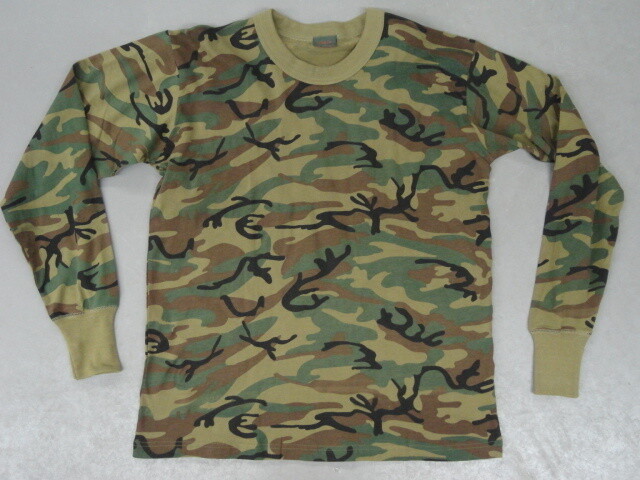 CHANDAIL CAMO VERT MANCHES LONGUES