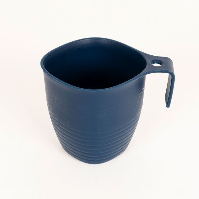 TASSE DE CAMPING EN PLASTIQUE RECYCLÉ BLEU UCO