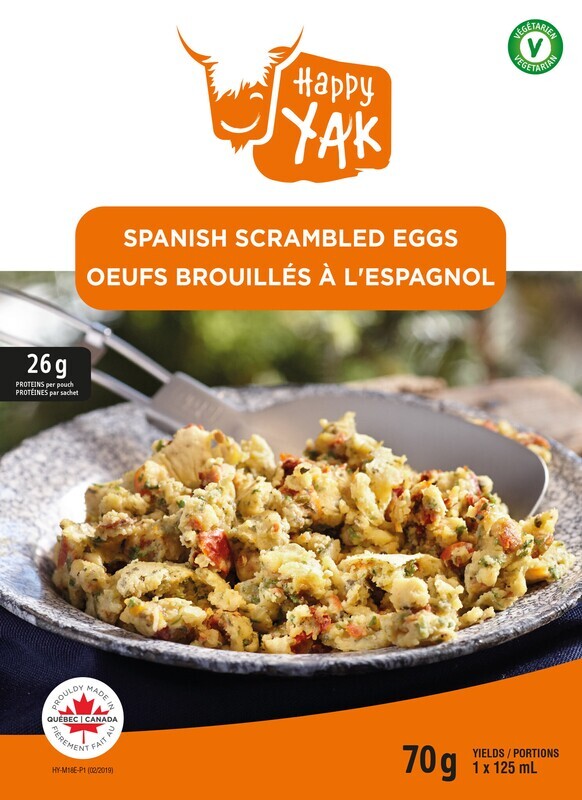 OEUFS BROUILLÉS À L'ESPAGNOL HAPPY YAK