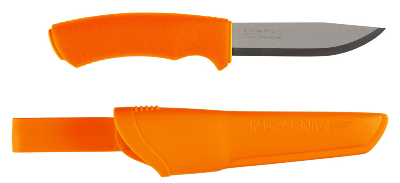 COUTEAU DE BUSHCRAFT ET SURVIE MORAKNIV ORANGE