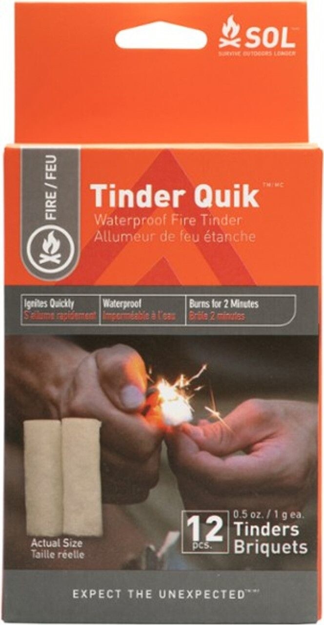 ALLUMEUR DE FEU IMPERMÉABLE ET ANTI-VENT - SURVIVE OUTDOORS LONGER
