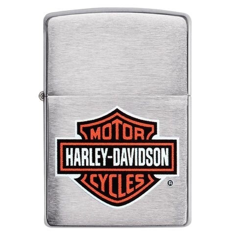 ZIPPO HARLEY DAVIDSON EN CHROME BROSSÉ