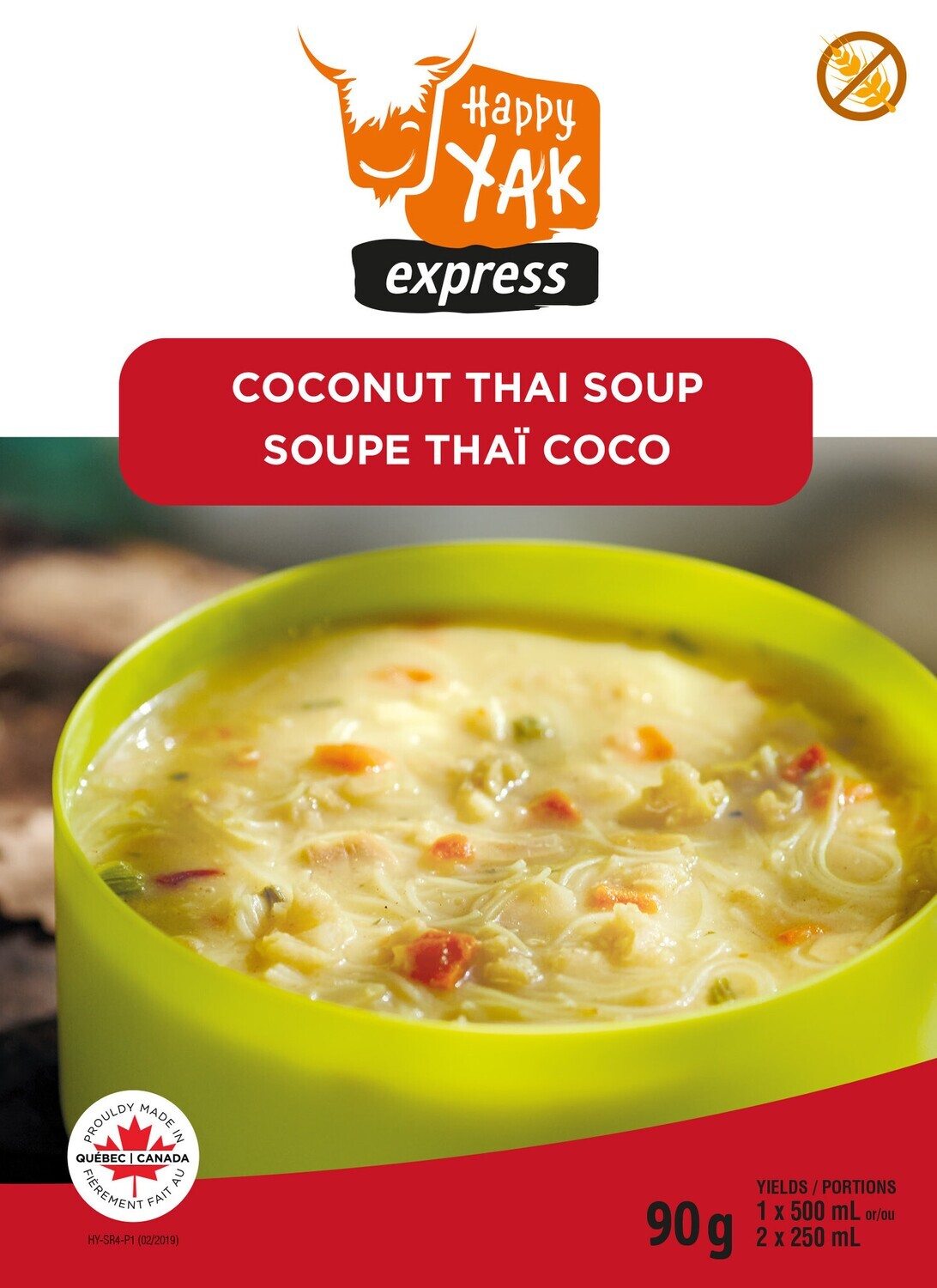 SOUPE THAÏ COCO HAPPY YAK