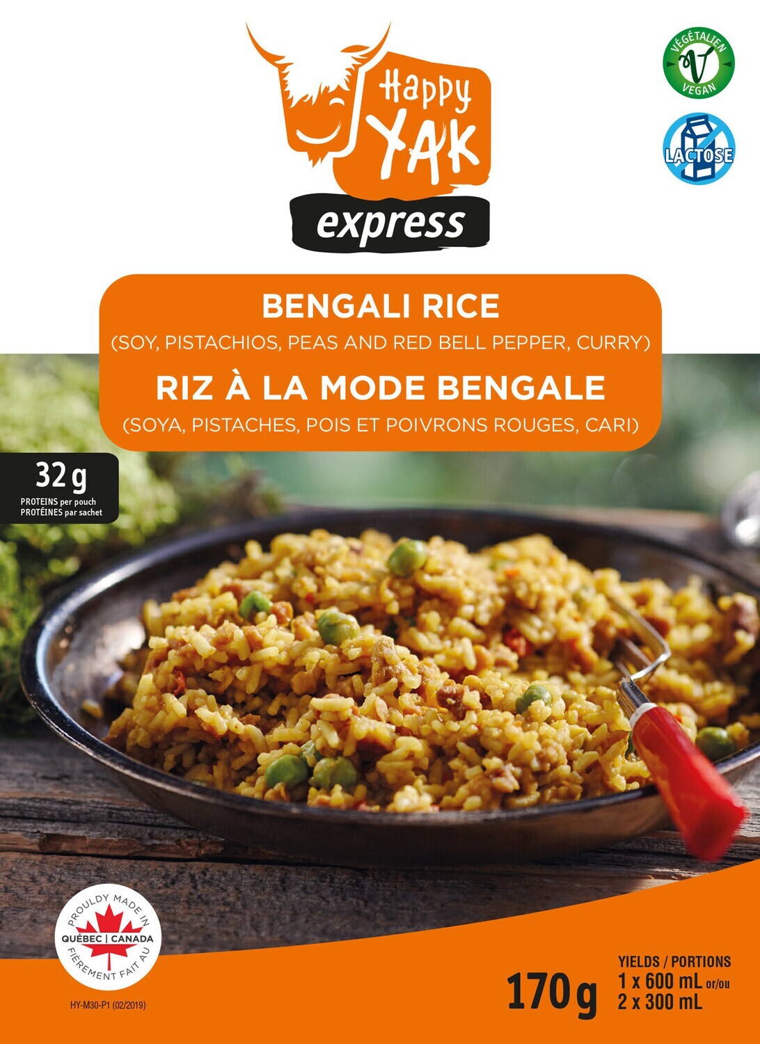 RIZ À LA MODE BENGALE HAPPY YAK