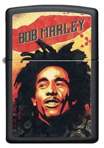ZIPPO BOB MARLEY NOIR MÂT