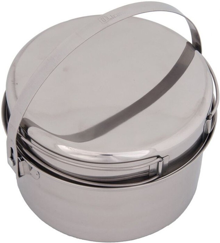ENSEMBLE POÊLE ET CHAUDRON COMPACT OLICAMP 3.5 LITRES