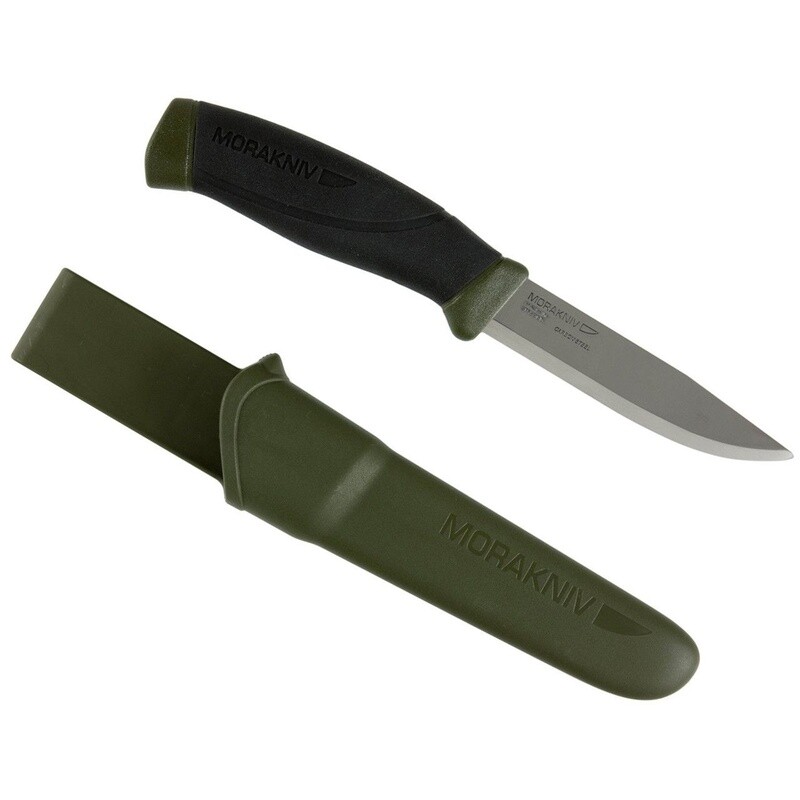 COUTEAU ROBUSTE MORAKNIV COMPANION VERT
