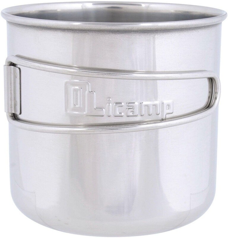 TASSE PEU ENCOMBRANTE EN ACIER INOXYDABLE - OLICAMP