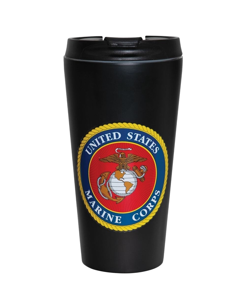 TASSE DE VOYAGE DES MARINES À DOUBLE PAROIE EN INOX