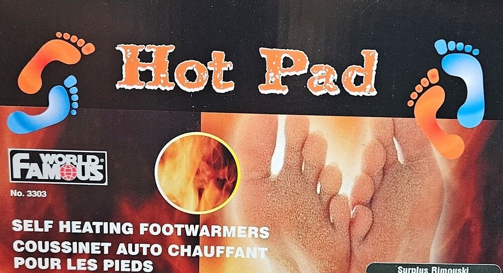 SELF HEATHING FOOTWARMERS