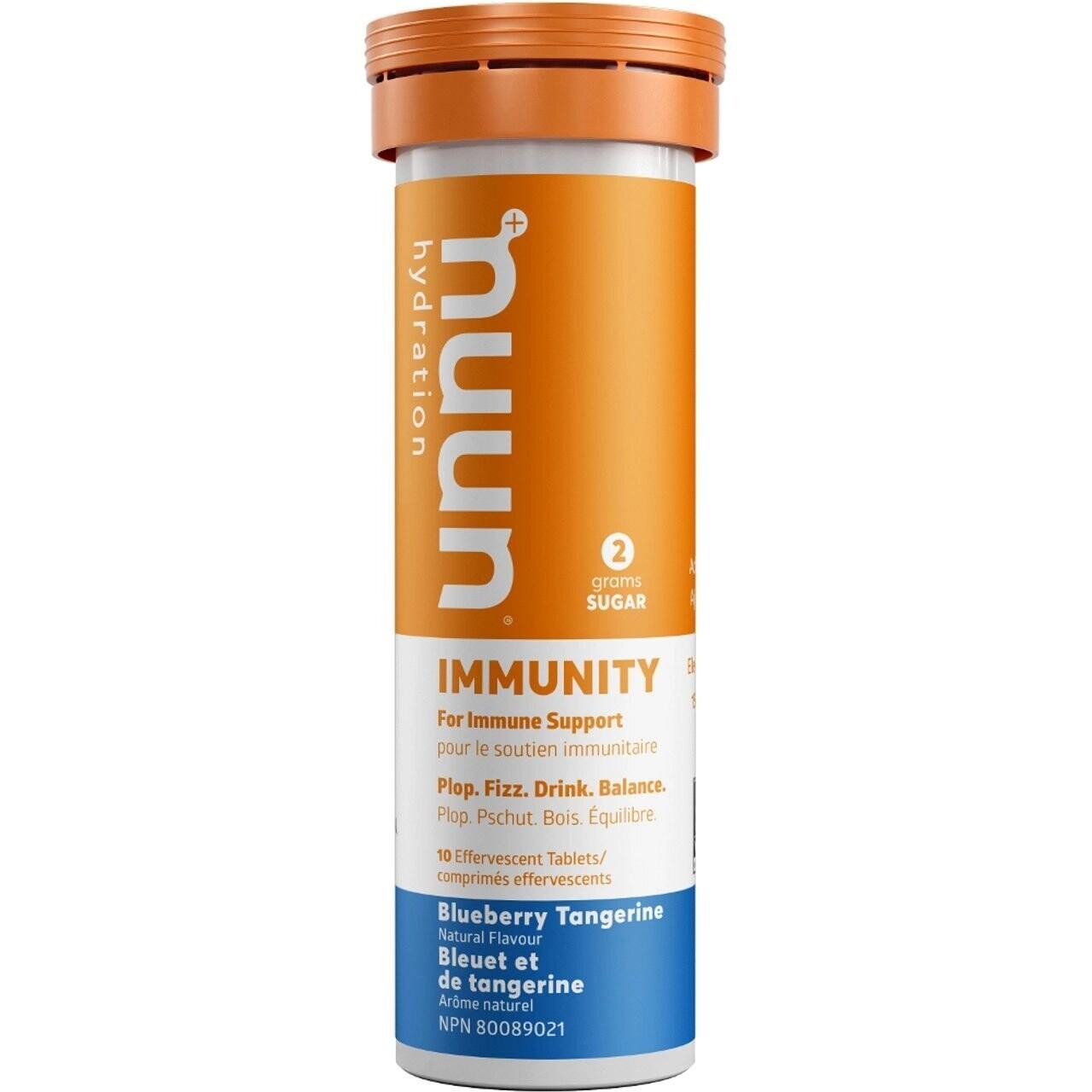 COMPRIMÉS NUUN - IMMUNITÉ, SAVEUR: Bleuet et tangerine
