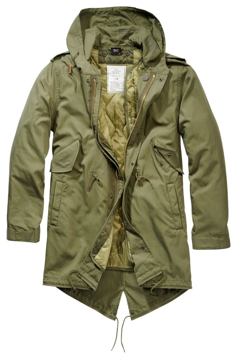 PARKA US M-51 BRANDIT, Couleur: VERT OLIVE, Grandeur: SMALL