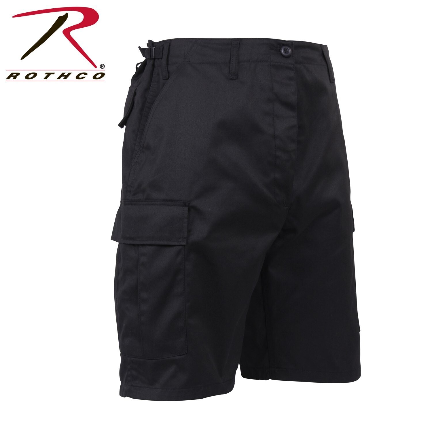BERMUDAS BDU EN "RIP-STOP", Couleur: NOIR, Grandeur: X-Large